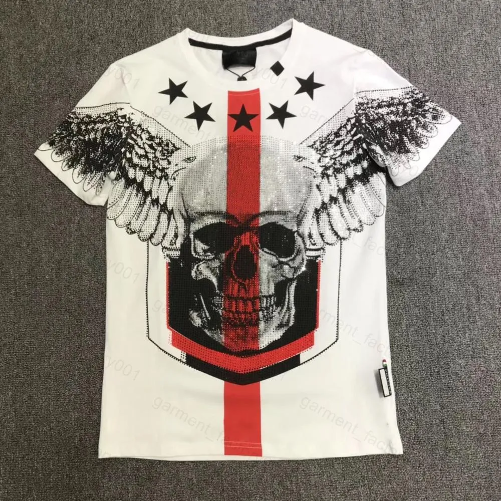 Plein björn t shirt mens designer tshirts phillip plein skalle philipps plein man t-shirts klassisk högkvalitativ hip hop philip plein 9993