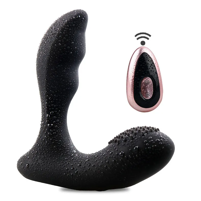 Degree Prostate Massager Rotating Anal Vibrator Silicone Male Butt Plug Anus Vibrating sexy Toy For Men G-Spot Stimulation