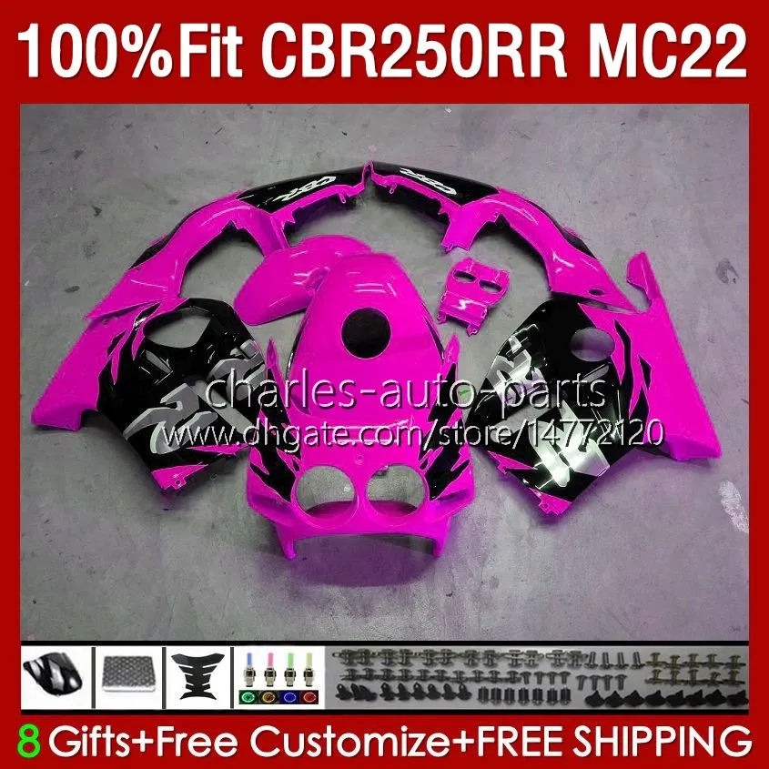 Órgão de Injeção para Honda Rosa Preto CBR250 CBr 250rr 250 RR CC 131No.160 CBR250RR MC22 90 91 92 93 94 95 96 97 98 99 250cc 1990 1991 1998 1999 1997 1998 1999