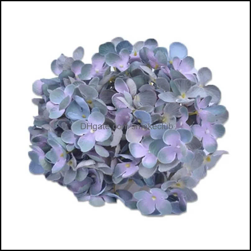 Decorative Flowers & Wreaths Artificial Flower Hydrangea Branches High Quality Silk Home Wedding Party Decoration DIY Simulation Wreath