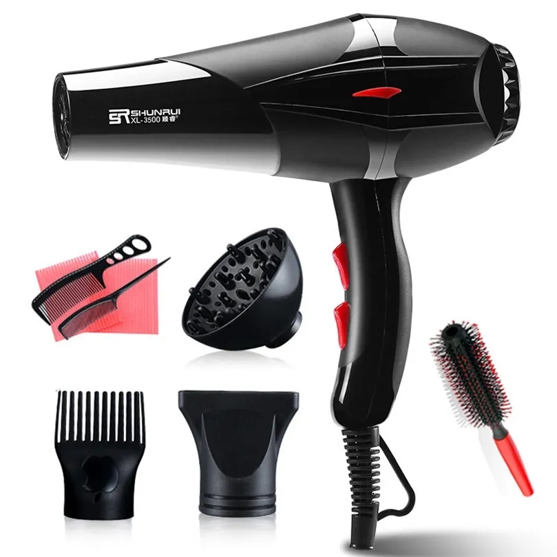 3200W Professional Hair Dryer Strong Wind Salon Dryer Cold Dry Hair Negative Ionic Electric Hair Dryer 2 Speed Adjustment 220727