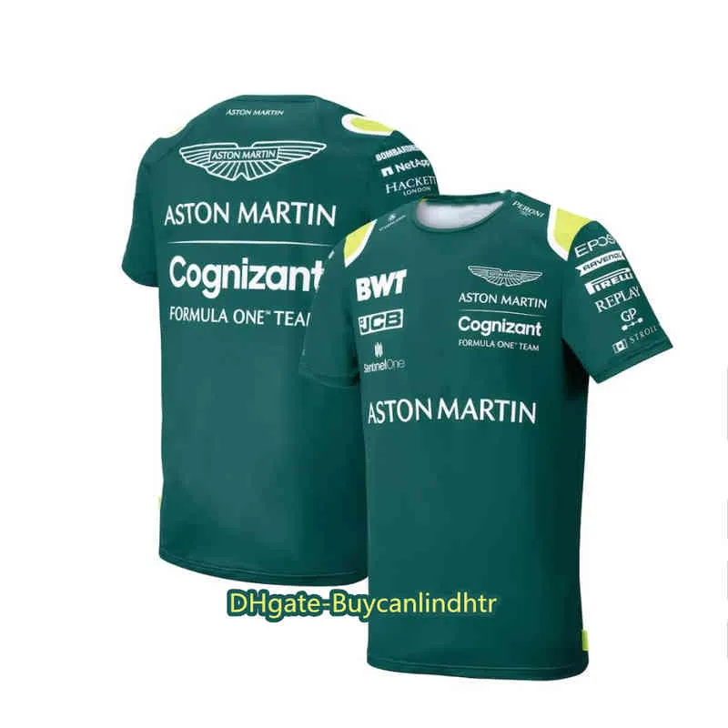 2021 Formula Uno co-branded car F1 tuta da corsa della squadra polo a maniche corte traspirante mezza manica girocollo personalizzato T-SO1Q