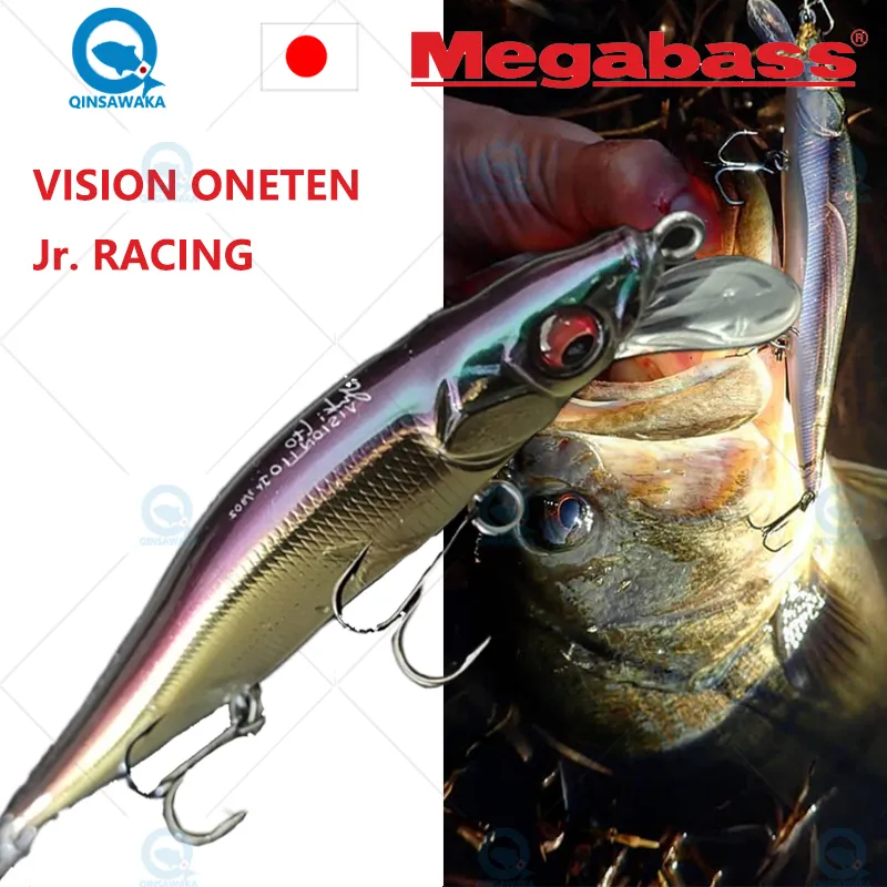Japão Megabass Fishing Lure Vision Oneten Jr Racing Suspenda Lenta Flutuante Minnow Bass Jerkbait de água salgada Tackle 220721