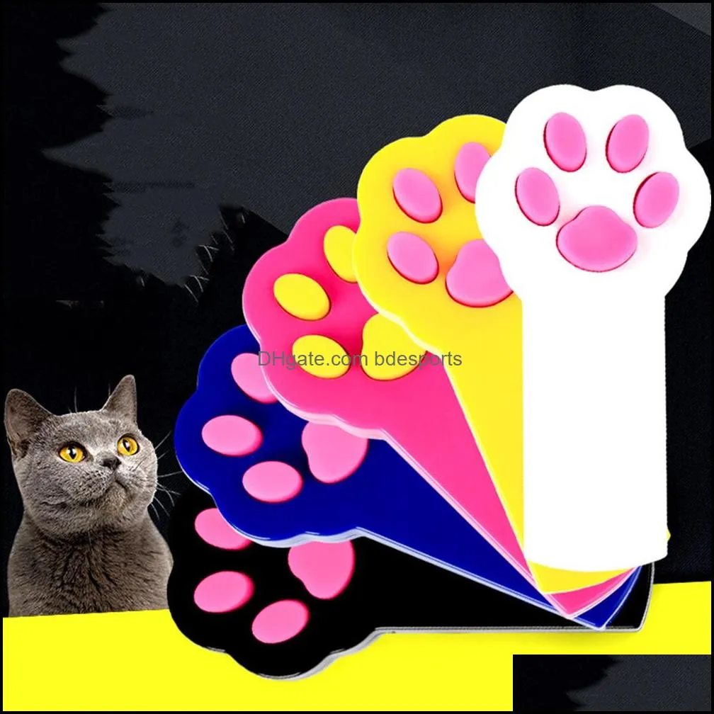 New Footprint Shape LED Light Laser Toys Laser Tease Funny Cat Rods Pet Cat Toys Creative