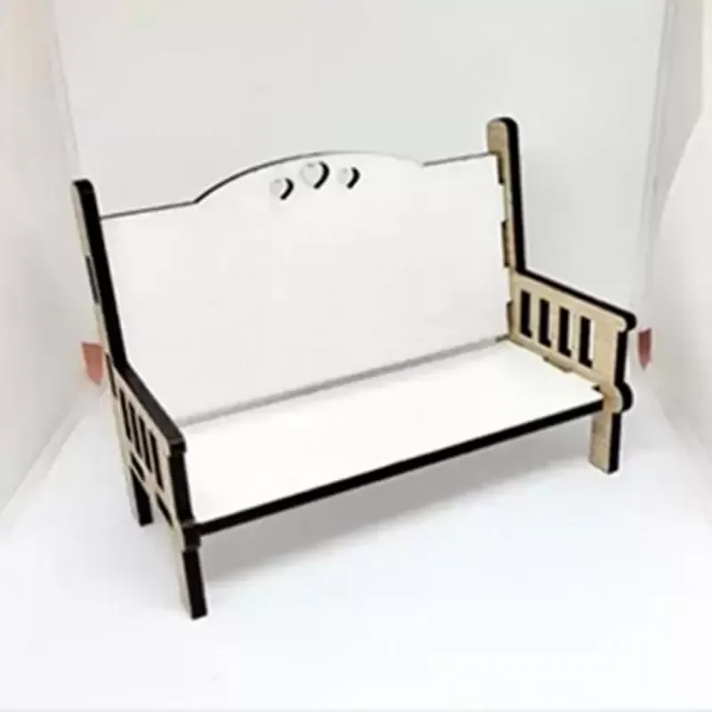 Sublimation MDF memorial benches blank wooden ornament Heat Transfer Home Accessories 3 style can choose