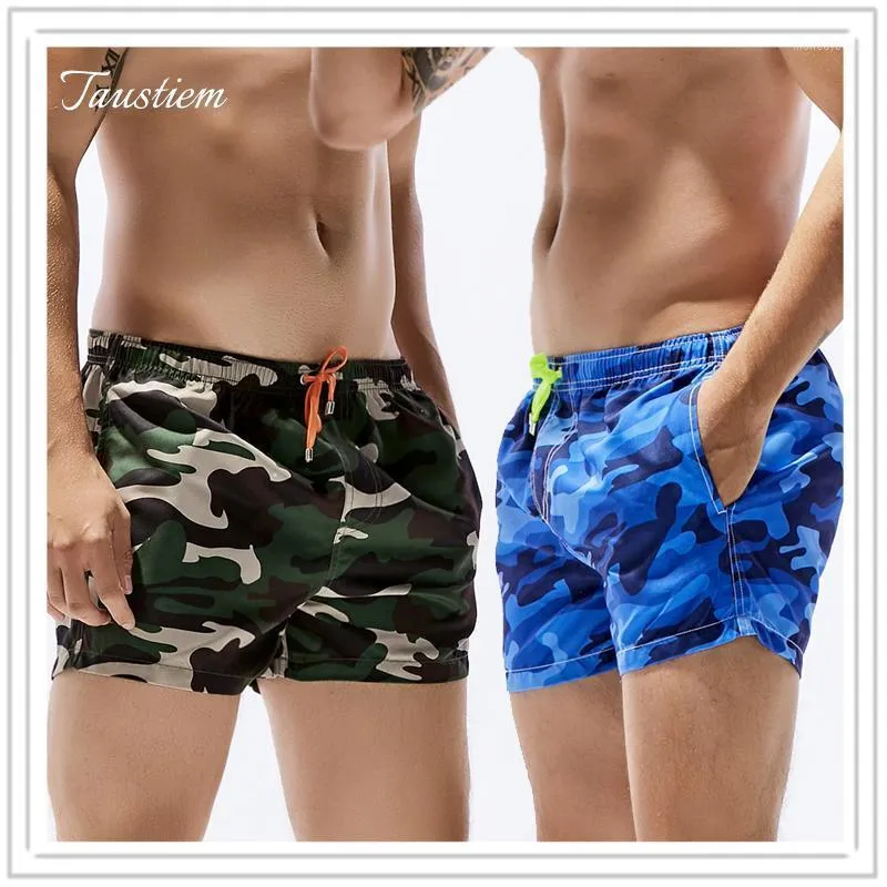 Taustiem Marque Hommes Maillots De Bain Maillots De Bain Board Beach Shorts Gay Poches À Séchage Rapide Boxer Trunks Mer Casual Bas Courts Hommes