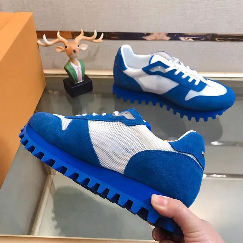 Latest Arrival Fashion Luxury Mens Shoes Mesh Gauze Suede Sole Circle