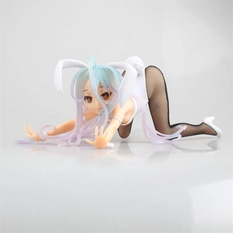 BSTYLE NO GAME LIFE SHIRO CAT BUNNY VER SEXYアニメフィギュア解放アクション収集モデルおもちゃ220815