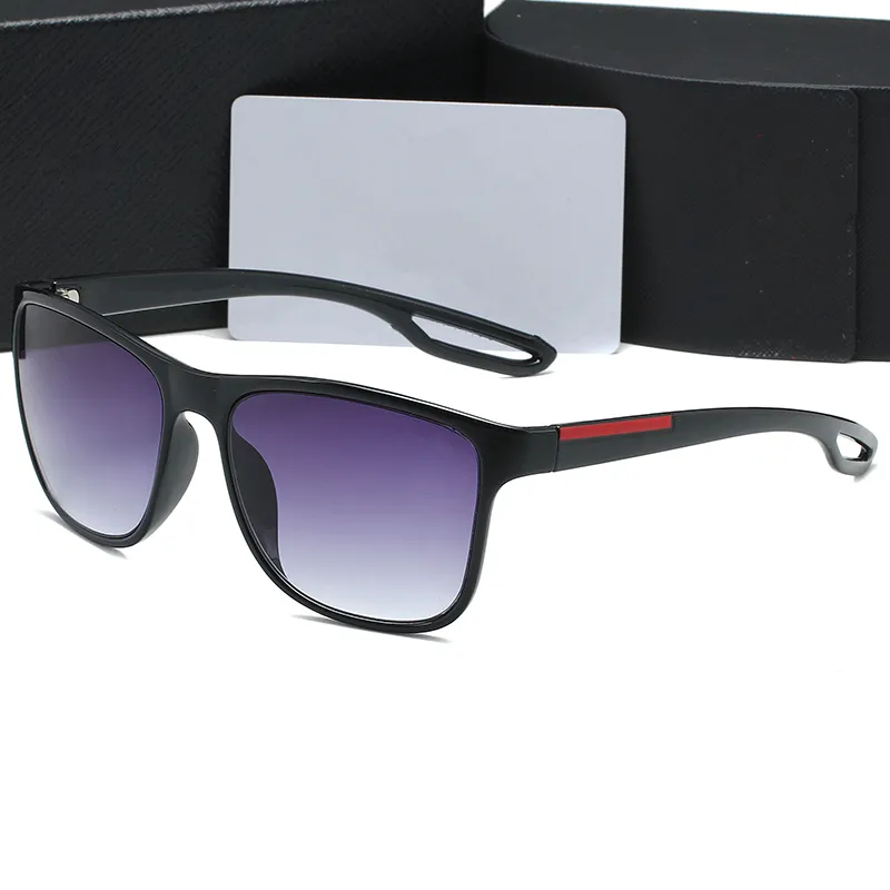 Zonnebril voor mannen en damesplein frame UV -beschermingsdriver Sun Glasses klassieke sportbriefje voor mannen en dames en dames