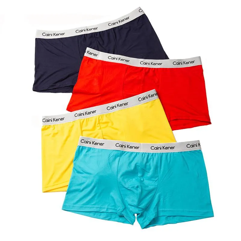 4 Pack Men s Ice Silk Boxers Soft Breathable Silk Blend Underwear