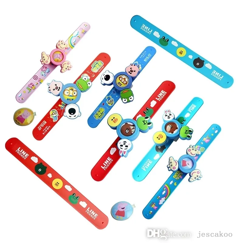 Fidget Mosquito Репеллентные браслетные игрушки для детей мультипликационные браслеты браслеты Ротари Топ Детские часы игрушки