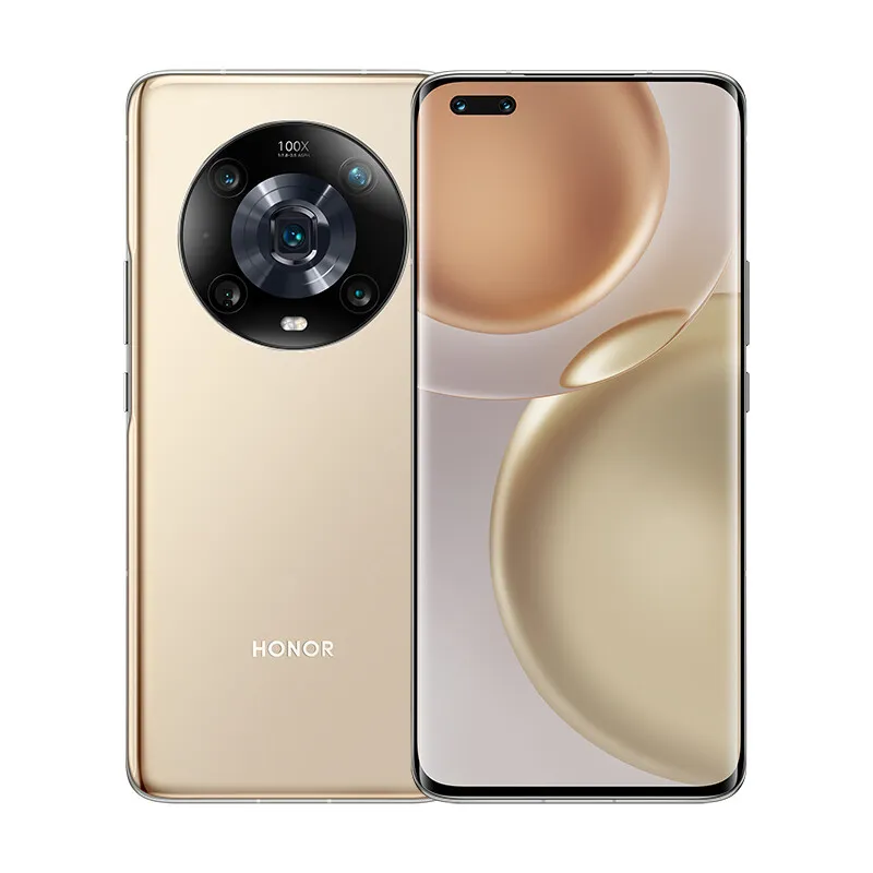 Oryginalny Huawei Honor Magic 4 Pro 5G Telefon komórkowy 8 GB RAM 256GB ROM Snapdragon 8 Gen1 50MP AI NFC IP68 Android 6.81 "OLED Identyfikator odcisku palca Pełny ekran TEM SMARK