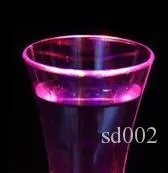 Water Induction Mug Glasses LED Light Luminous Cup Originality Fruit Juice Cups Colorful For Bar Party Supplies 6 4jc KK