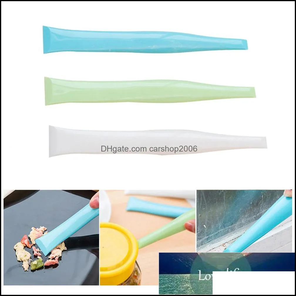 Fruit Vegetable Tools Kitchen Kitchen Dining Bar Home Garden 1Pc Gas Stove Double-End Cleaning Scraper Mtifunction Squeegee Oil Plate Scr