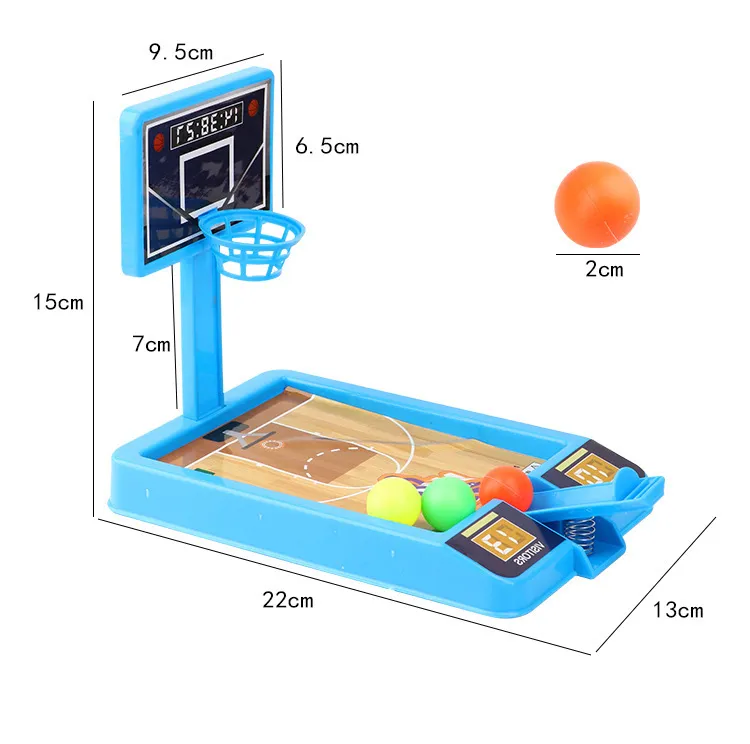 Basket-ball De Table à Doigts Jaune, Jeu Interactif 2 Joueurs – Motricité Et Coordination
