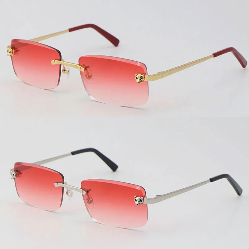 Nowy diamentowy obiektyw mody metalowe ramy bezskuteczne szklanki unisex okulary mężczyzna Kobieta optyczna złota kwadratowy okulary męskie i żeńskie okulary