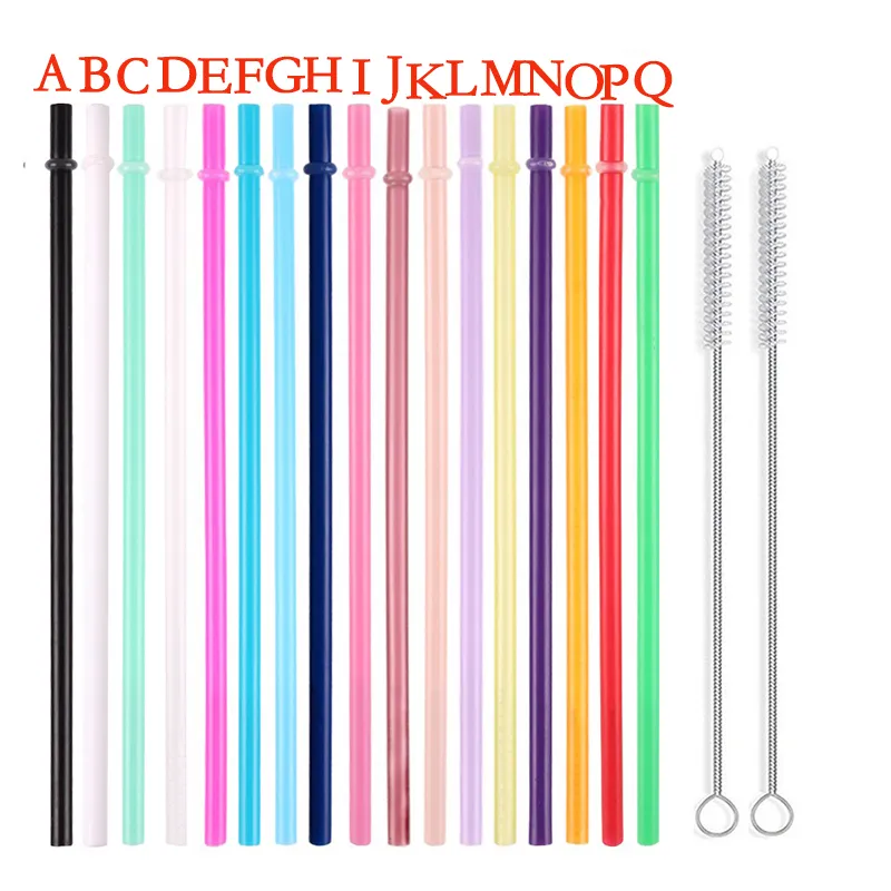 Eco Friendly Reusable Plastic Straws For Bulk Tumblers With Straws 9.45  Inches Extra Long Flexible Cups For Parties And Events From Kevinliu2765,  $0.09