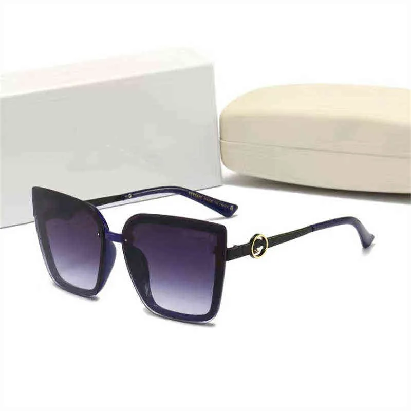 Marca de designer Moda Os óculos de sol luxuosos de verão de verão retro óculos retangulares óculos retangulares femininos lentes de sol ccsunglasses