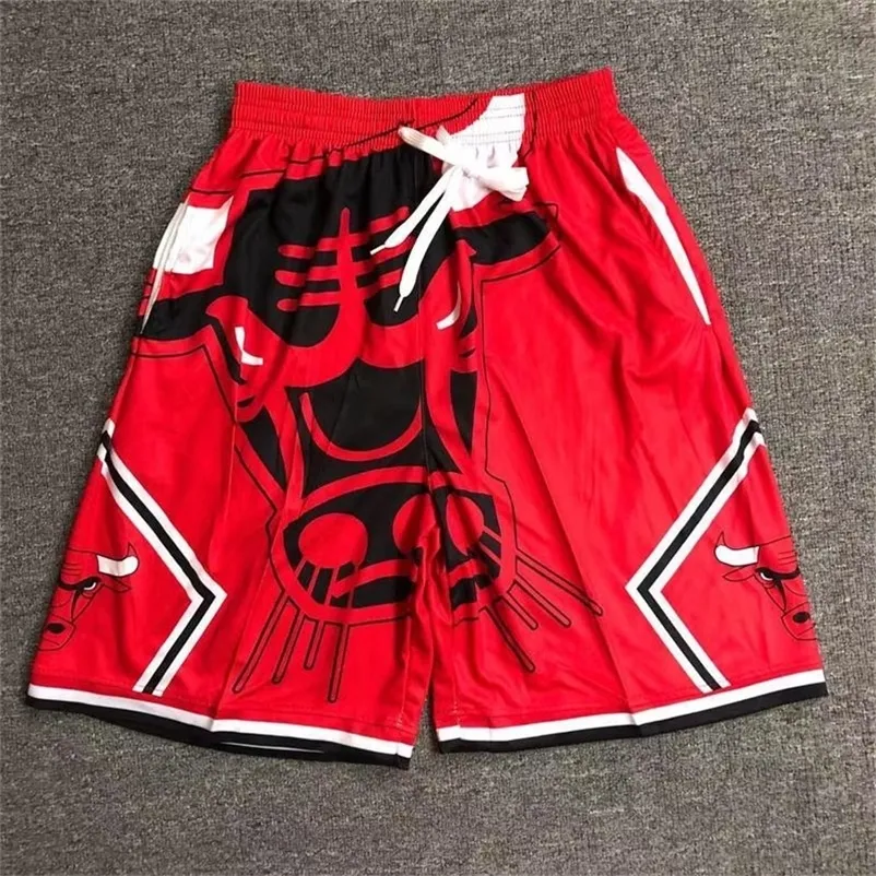 M 5XL Vintage Street Basketball Pantalons courts Guerriers Raptors Entraînement sportif Hommes Shorts surdimensionnés lâches Pantalons de survêtement décontractés pour hommes 220715