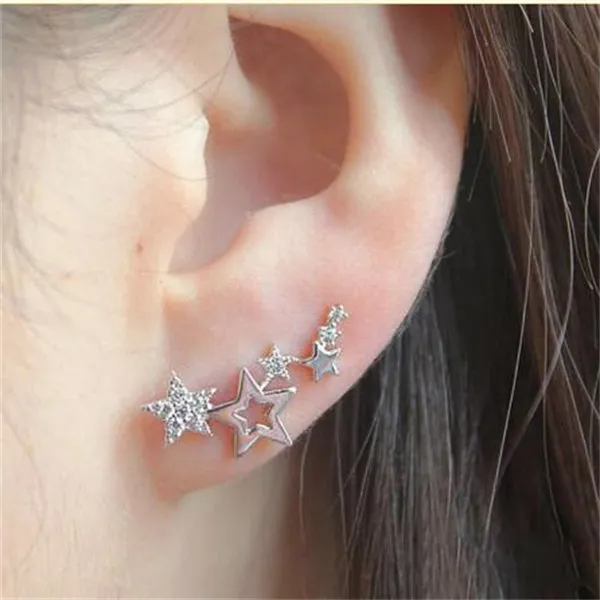 Orecchini con perle con zirconia cubica e ruota della fortuna in argento per lei in vendita su Italia