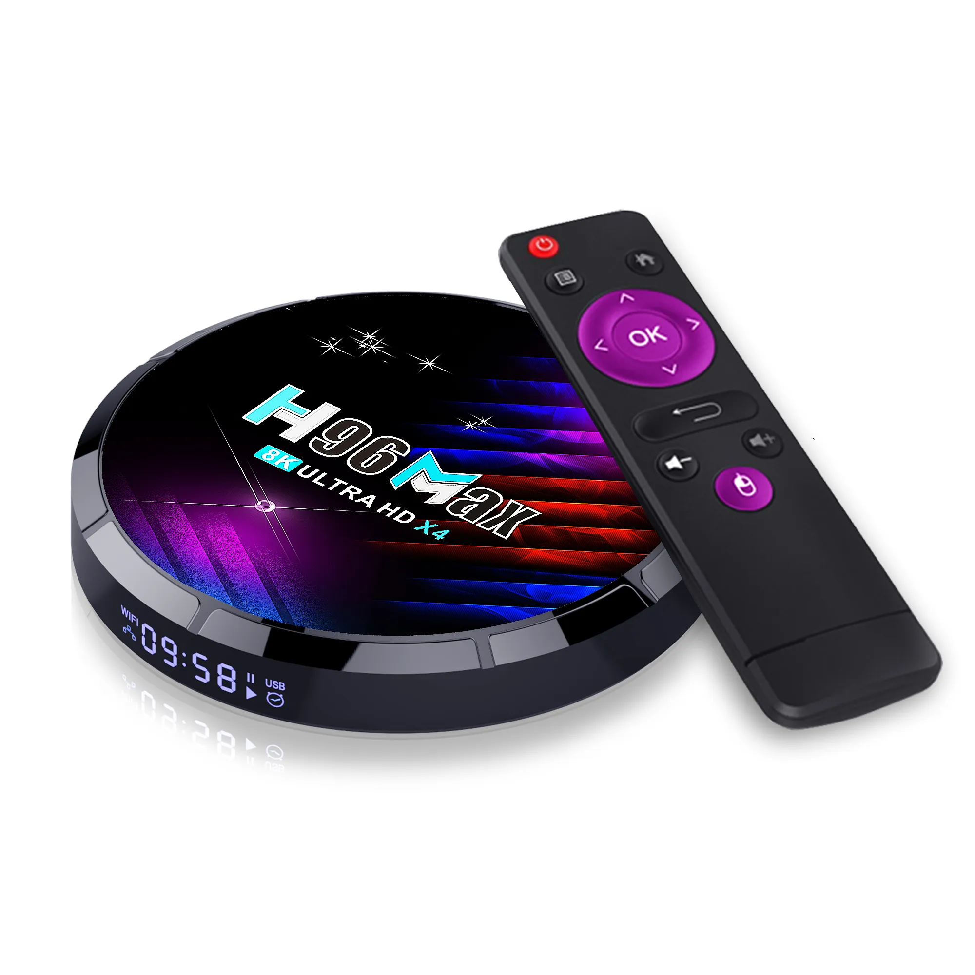 H96 MAX X4 Android 11 TV Box Amlogic S905x4 4GB 64GB 4G32G HD Smart TVBox HDR 4K Media Player 2.4G 5G AC WiFi 100m