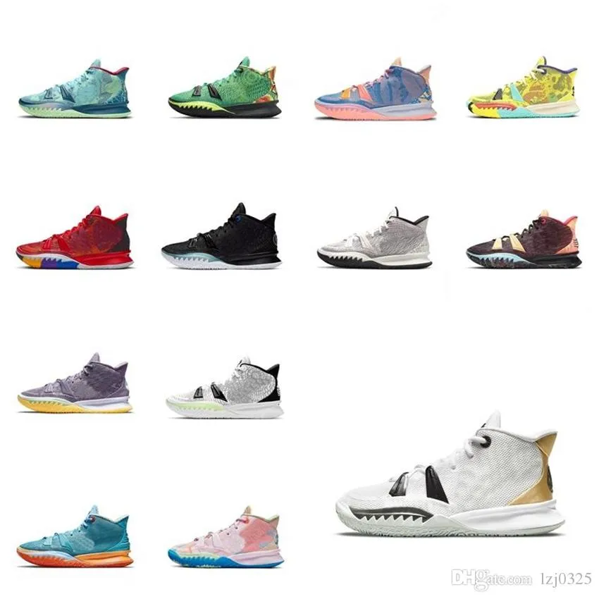 Kyrie 7 Basketball Shoes Daughters Bred Copa Soundwave Weatherman World