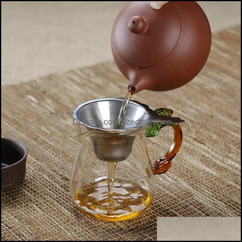 Stainless Steel Tea Strainers Tools Teapot Teas Infuser Special Fine Filter Household Teas Set Accessories