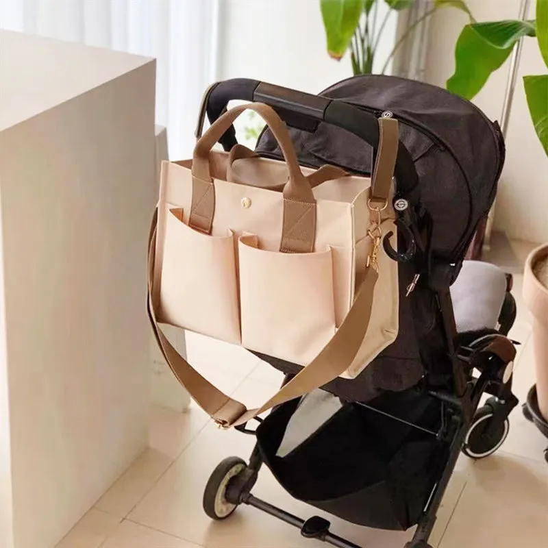 Mommy Bag Storage Large-capacity Multi-function Portable One Shoulder Mother Pack Baby Stroller Hanging Bag