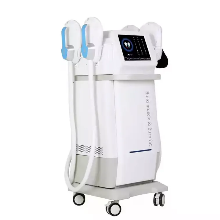 4 مقابض آلات emslim hi-emt bodycontour shipmring ems electomagnetic chvalulation تحفيز الدهون حرق الدهون معدات التجميل hiemt