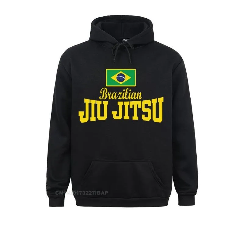 Felpe con cappuccio da uomo Felpe con cappuccio da uomo Pullover Flag Text BJJ Judo Brazilian Jiu Jitsu Jacket Brand Male Trendy Camisas Hombre