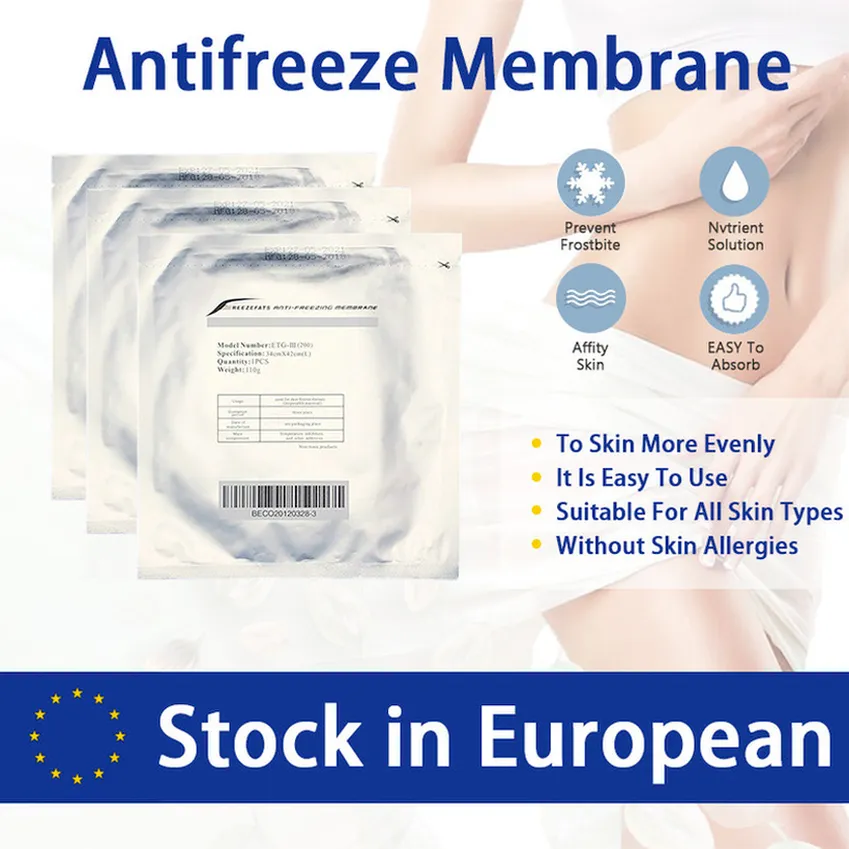 Acessórios Ferramentas de limpeza de peças de peças 34/42cm 27/30 cm Membranas anticongelantes anticongelantes Antifreezing Cryo Membranas anti -congelamento