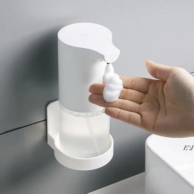 Bathroom free punching rack toilet wall-mounted induction hand sanitizer shower gel storage rack bottle rack JLB15411
