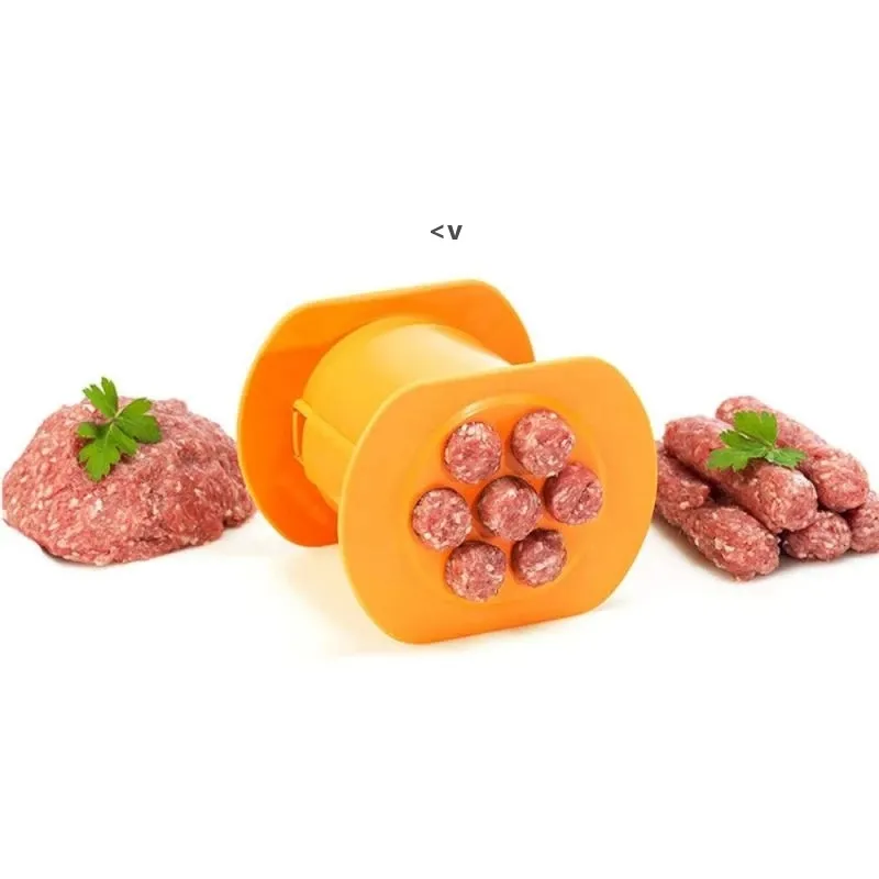 Salsiccia Hot Dog Maker Meat Strip Squeezer Pasta Balls Prototipazione rapida Cucina Bar Dinner Party Fai da te Gadget facili BBE14017