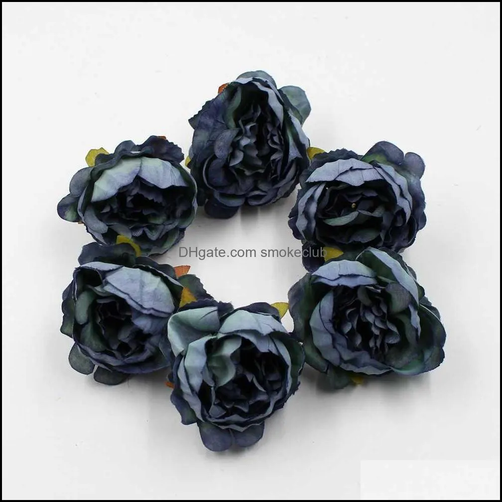 European rose artificial DIY craft home decoration set simulation small peony flower head