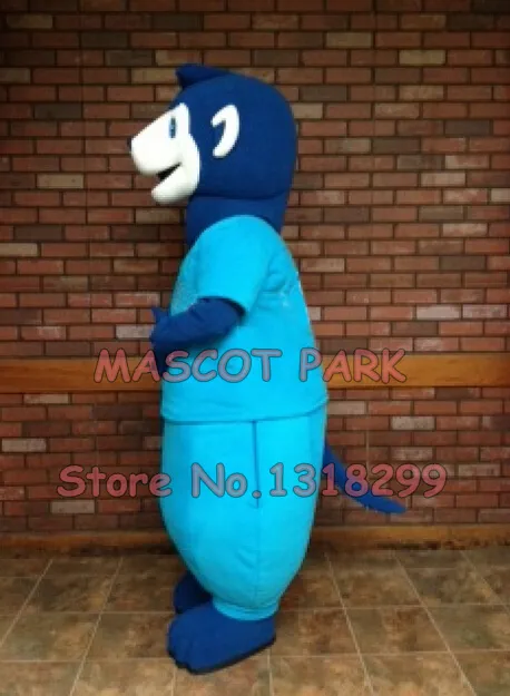 Costume mascotte bambola mascotte blu Meerkat costume mascotte formato adulto personalizzabile cartone animato tema animale carnevale anime mascotte kit in maschera