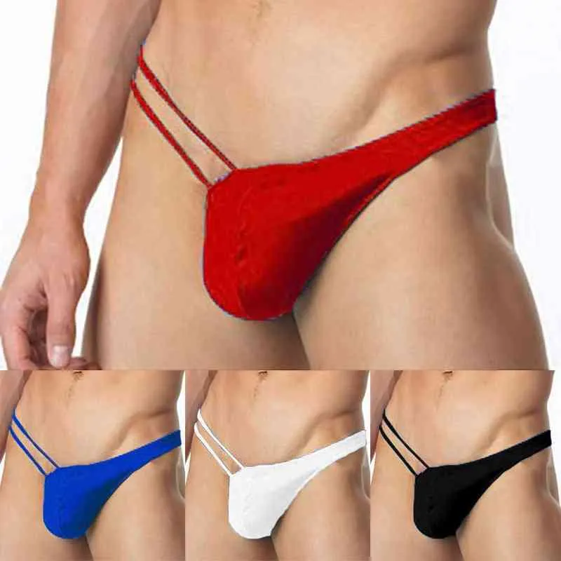 Jackstrap Mens Sexy Underwear C String Low Rise Breathable Hollow