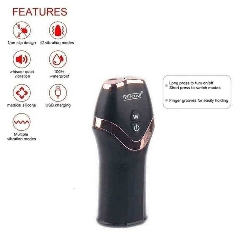 NXY Sex Men Masturbators Automatic Male Masturbator Cup Masturbation Blowjob Pussy Toys for Adult Goods_voghion.com
