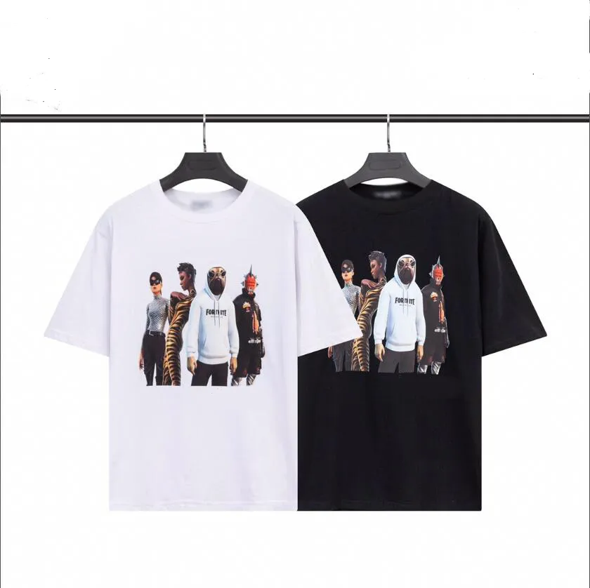 2022メンズTシャツブラックファッションレディースデザイナーサマー高品質トップメンズ衣類短袖カップルカジュアル衣服