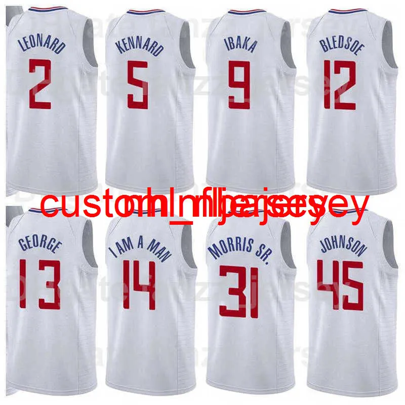 Paul George Jersey 13 Kawhi Leonard 2 Serge Ibaka 9 Marcus Morris