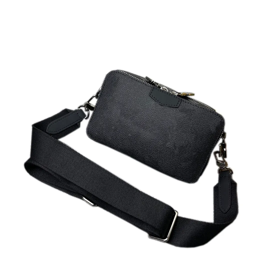 Herren Handtaschen Quadratische Box Tasche Leder Marke Messenger Umhängetasche Mode Luxurys Designer Taschen Brieftasche Crossbody Hüfttasche 60414
