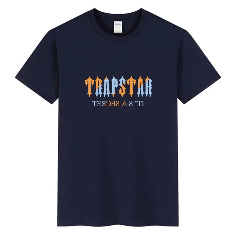 T-shirt firmata Trapstar London T-shirt estiva con stampa 3D Abbigliamento da donna per uomo Sport Fitness Poliestere Spandex Felpa da basket casual traspirante con colletto O