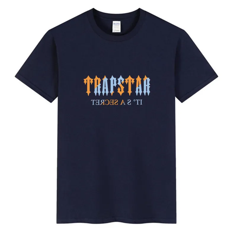 Trapstar London Designer T-shirt sommar t-shirt med 3D-utskrift Herrkläder Damkläder Sport Fitness Polyester Spandex Andas Fritids- O-krage baskettröja