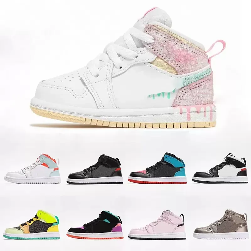 Mid SE TD Ice Cream Little Kids Shoe Mismatch Theme Candy I 1s UNC To