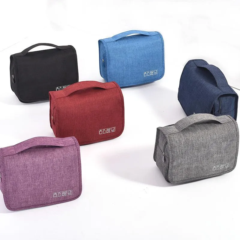 Korean version travel waterproof wash travels bag portable dust-proof storage hanging cosmetic bag