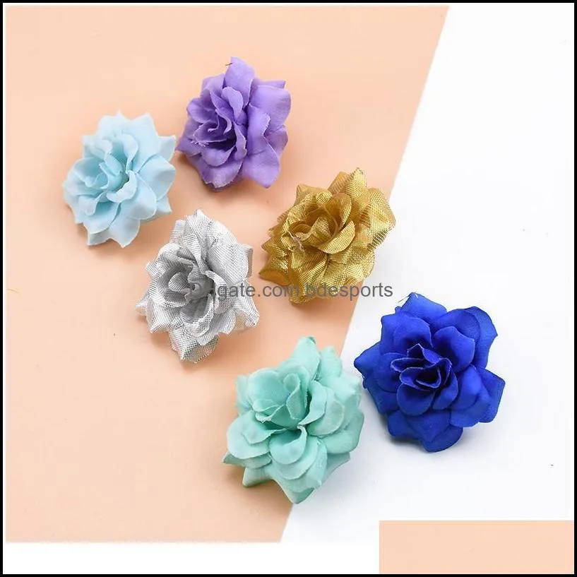 20pcs Artificial Flowers For Wedding Home Decoration Accessories Decorative Flowers Wreaths Scrapbooking Diy Gifts Si jllurO