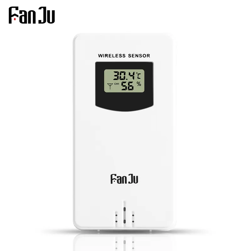 Fanju Temperatuur Vochtigheid Draadloze Sensor Meter Hygrometer Elektronische Digitale Thermometer In/Outdoor Gebruikt met Weerstations 220531