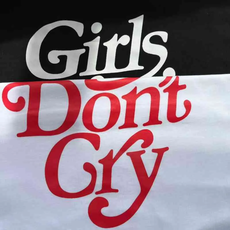 Men T Shirt Human Made Co Branded Girls Dont Cry Cotton Short ...