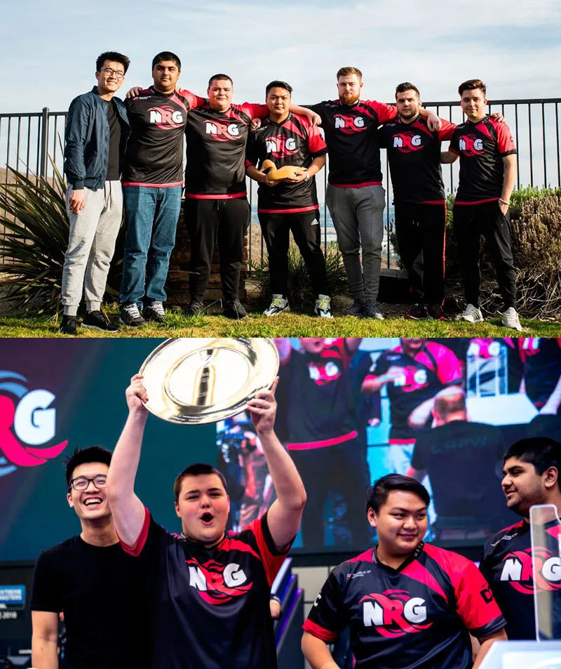 Seragam Tim NRG Kustom Esport Csgo Lengan Pendek Pakaian ID Dapat ...
