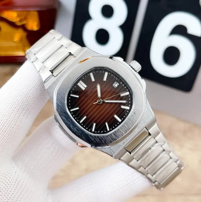 Męski klasyczny mechaniczny zegarek Top AAA 316L Stal nierdzewna pasma obserwacyjna Waterproof Watchen Watches