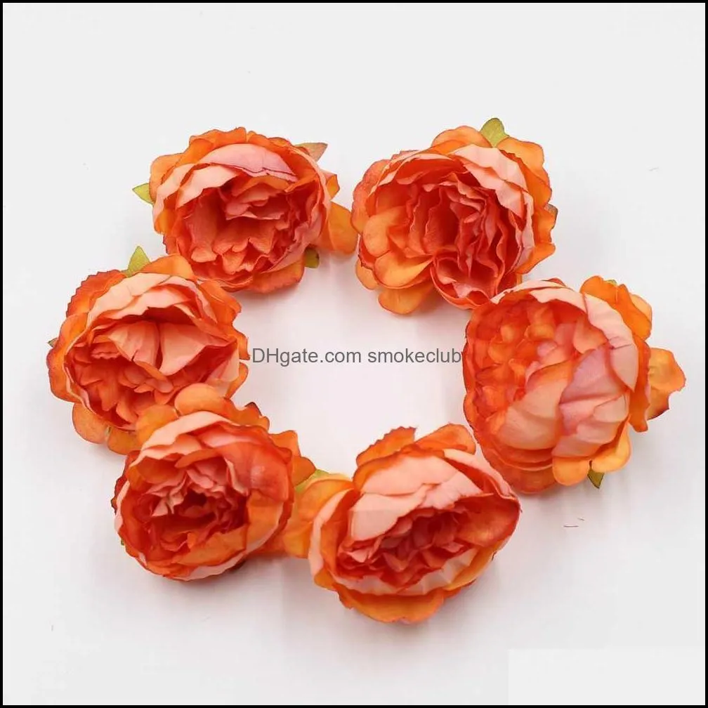 European rose artificial DIY craft home decoration set simulation small peony flower head